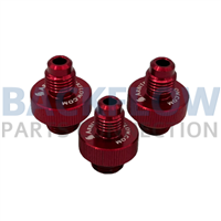 ¼" Anodized Aluminum Quick Connect Test Fittings (Set of 3) 