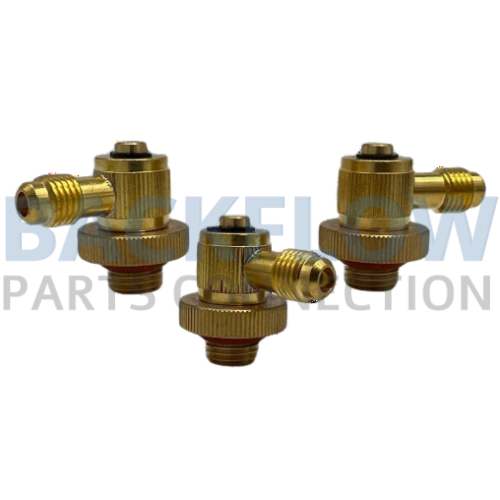 ¼" Brass Swivel Quick Connect Test Fittings (Set of 3) 