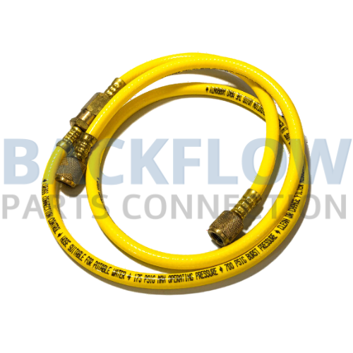 Yellow Backflow Testing Hose 