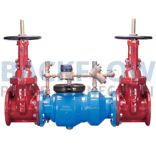 [4-350ADA] Wilkins 4" 350ADA DCDA w/ OS&Y Gate Valves 